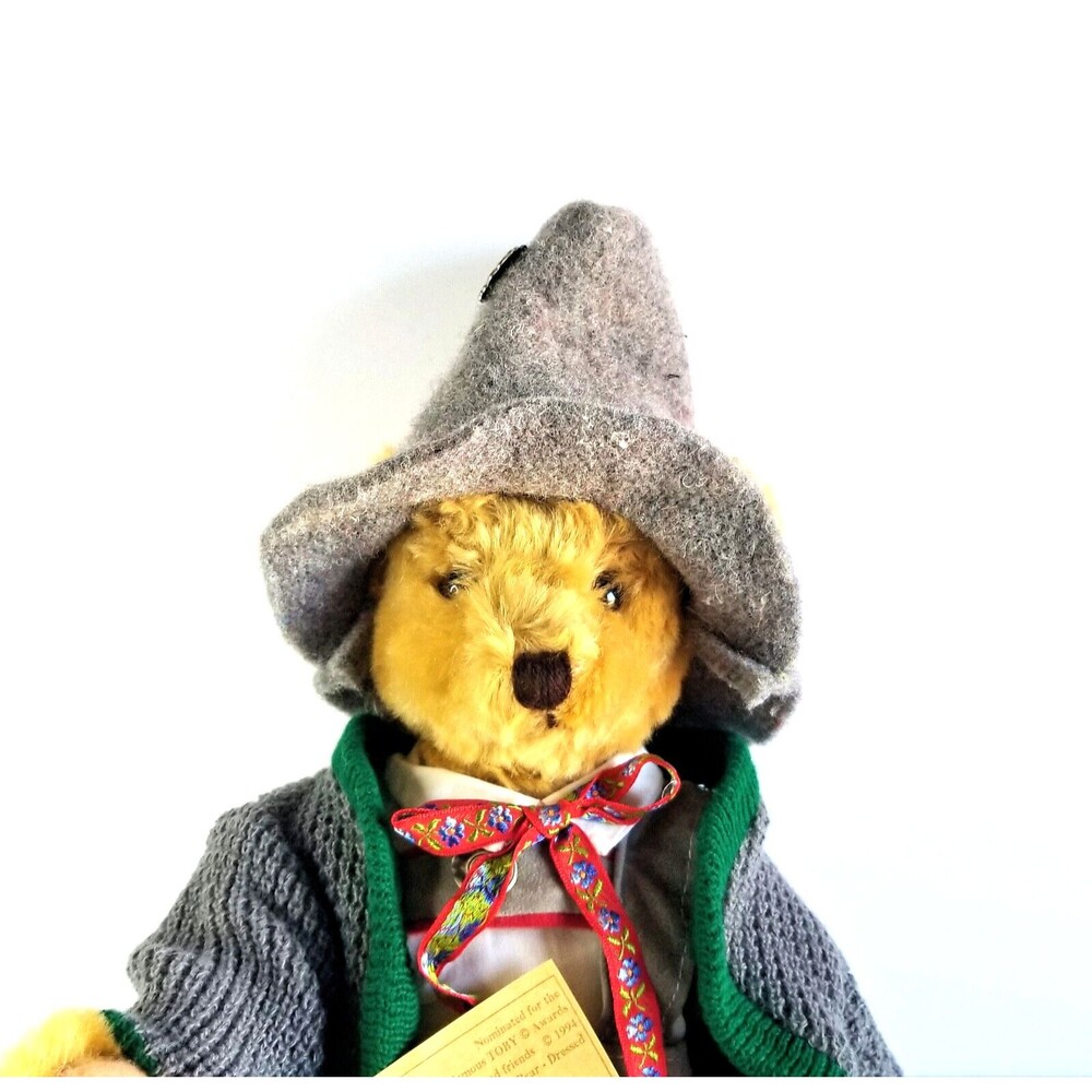 Vtg HERMANN Oktoberfest Mohair Teddy Bear Limited Edition Collectible 1994 - Picture 4 of 15
